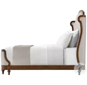 The Madeleine Avesta And Draper Performance Fabric King Upholstered Panel Bed