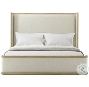 Catalina Dune King Upholstered Panel Bed