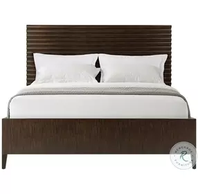 Lido Bistre California King Low Profile Panel Bed
