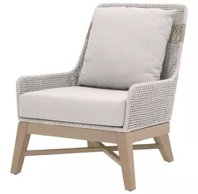 Tapestry Pumice Performance Fabric Upholstered Outdoor Club Chair