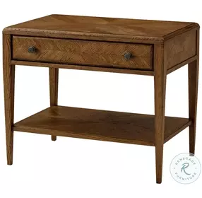 Nova Dusk 29" Drawer Rectangular Side Table
