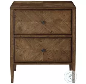 Nova Dusk Small 2 Drawer Nightstand
