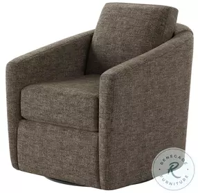 Daisey Brady Chocolate Swivel Glider