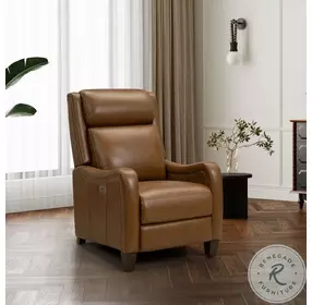 Taylor Elwood Saddle Power Recliner with Power Headrest From