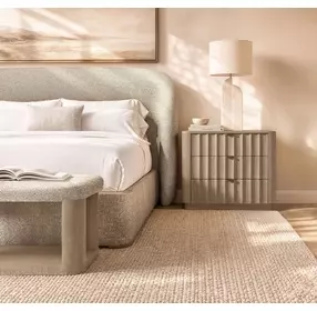 Loggia Aria 3 Drawer 33" Nightstand with USB Charging