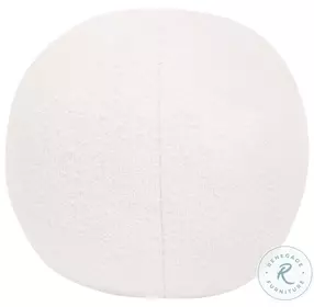 The LiveSmart Boucle Snow Performance Fabric 12" Essential Sphere Pillow