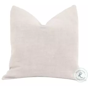 The Basic Performance Textured Cream Linen 22" Pillow Set of 2
