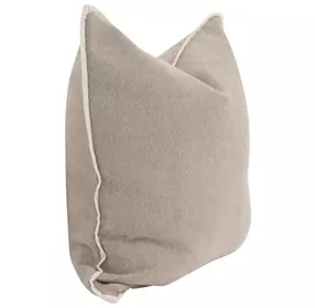 The Not So Basic Latte Performance Fabric 22" Essential Pillow Set of 2
