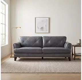 Thierry Burnish Gray 88" Sofa