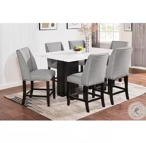 Faust Gray Counter Height Stool Set Of 2