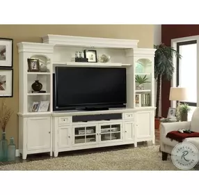 Welty Vintage White 72" TV Console