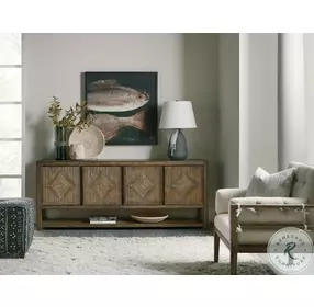 Solara Rich Dynamic Brown TV Stand