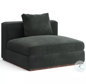 Bello Spruce Green Armless Chair