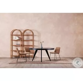 Parq Black 60" Round Dining Table