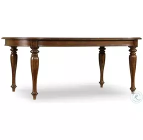 Leesburg Traditional Mahogany Rectangular Leg Extendable Dining Room Set