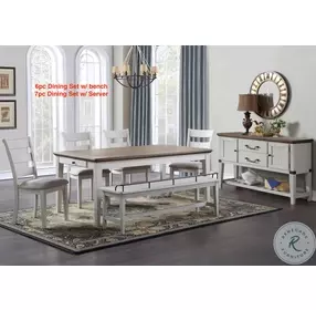 Pendleton Honey Oak And Vanilla Dining Table