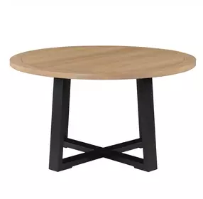 Magnolia Black Round Dining Room Set
