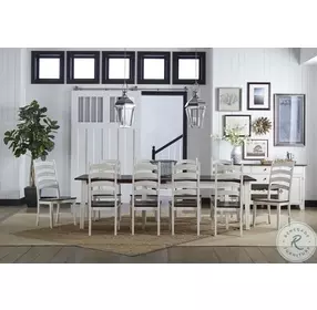 Toluca And Cocoa Bean Chalk Cocoa Bean Ladder Back Side Chair Set of 2