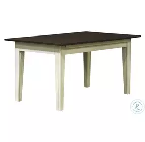 Toluca And Cocoa Bean Chalk Cocoa Bean 132" Extendable Rectangular Leg Dining Room Set