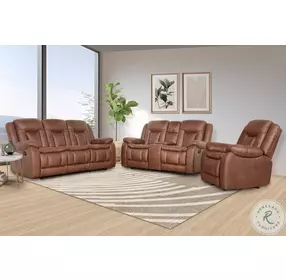 Morello Brown Glider Recliner