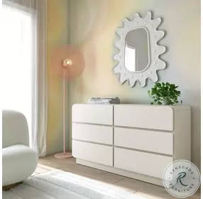 Sagura Cream 6 Drawer Dresser