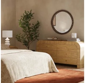 Hump Natural 6 Drawer Dresser