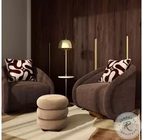 Bonney Chocolate Brown Boucle Accent Cushion