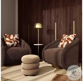 Bonney Rust Orange Boucle Accent Cushion