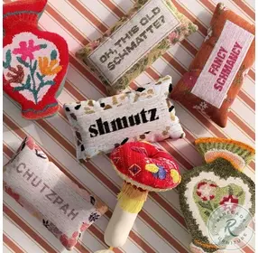 Amphorae Green Tufted Accent Pillow