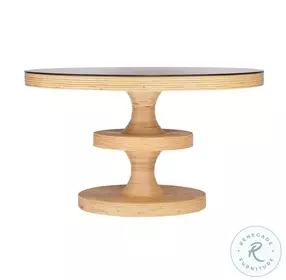 Apollonia Natural Rattan Round Dining Room Set