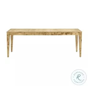 Brandyss Natural Burl Rectangular Dining Table