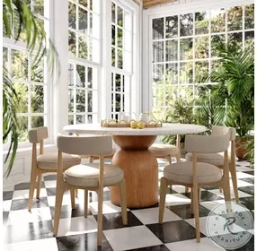 Nikita Taupe Performance Vegan Leather Dining Chair