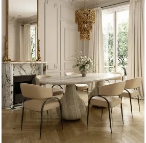 Tatum Taupe Upholstered Dining Chair