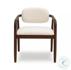 Betsy Cream Performance Boucle Dining Chair