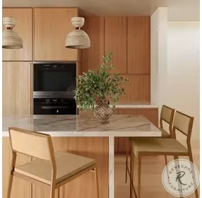 Gale Tan Basketweave Stackable Stool Set of 2