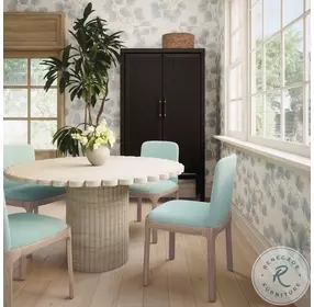 Rebecca Light Blue Performance Velvet Dining Chair