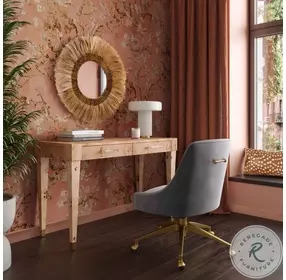 Brandyss Natural Burl Work Desk