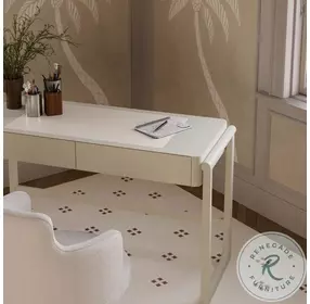 Alfalfa Taupe 2 Drawer Desk