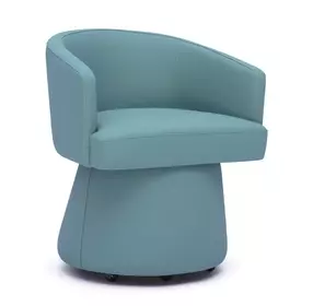 Kristen Seafoam Green Performance Vegan Leather Upholstered Swivel Desk Chair