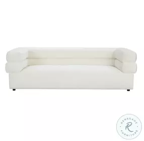 Elsa Cream Velvet Sofa by Inspire Me Home Decor