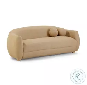 Judy Honey Boucle Living Room Set