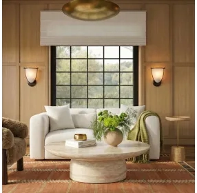 Tarra Cream Performance Fabric Modular 86" Loveseat