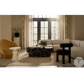 Lupita White Side Table