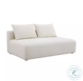 Hangover Cream Boucle Modular 64" Loveseat