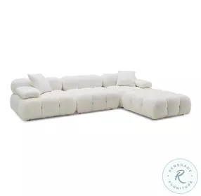 Calliope Cream 4 Piece Modular Sectional