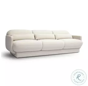 Azalea Cream Velvet Sofa