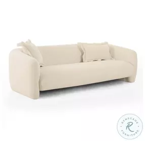 Lou Sandstone Textured Performance Fabric Living Room Set