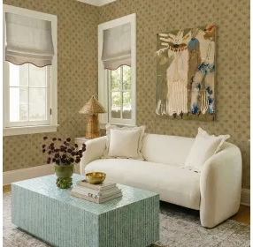 Lou Cream Performance Fabric 72" Sofa