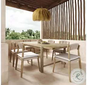 Gata Cream Outdoor Dining Chair Set Of 2