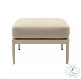 Kapri Taupe Outdoor Ottoman